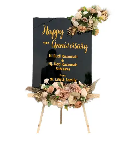 Papan Bunga Akrilik greges surabaya